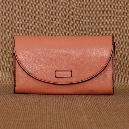 Handcrafted Blush Wallet Leather Compact Functional Luxury